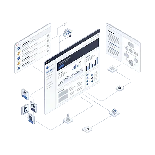 Team arbeitet mit Monitoring und stabiler Next.js-Plattform nach dem Launch weiter