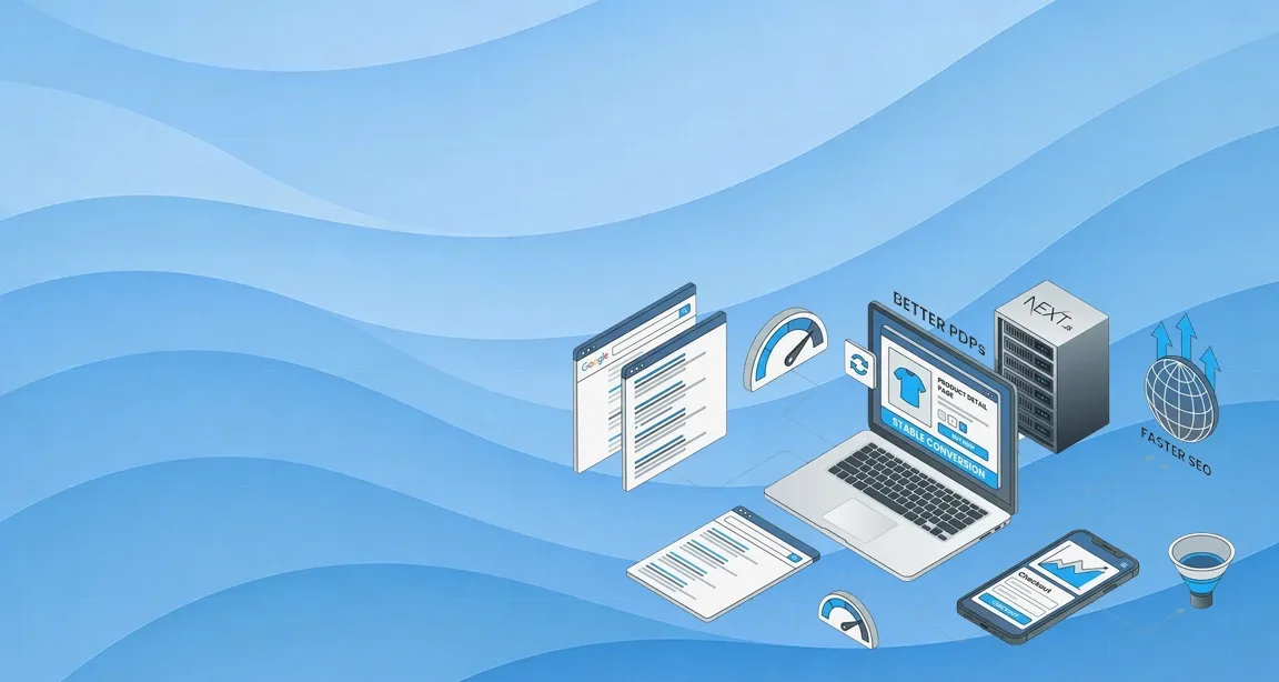 Next.js E-Commerce für Enterprise: schnellere Kategorie- und Produktseiten, sauberes Product Schema und stabile Conversion in internationalen Storefronts