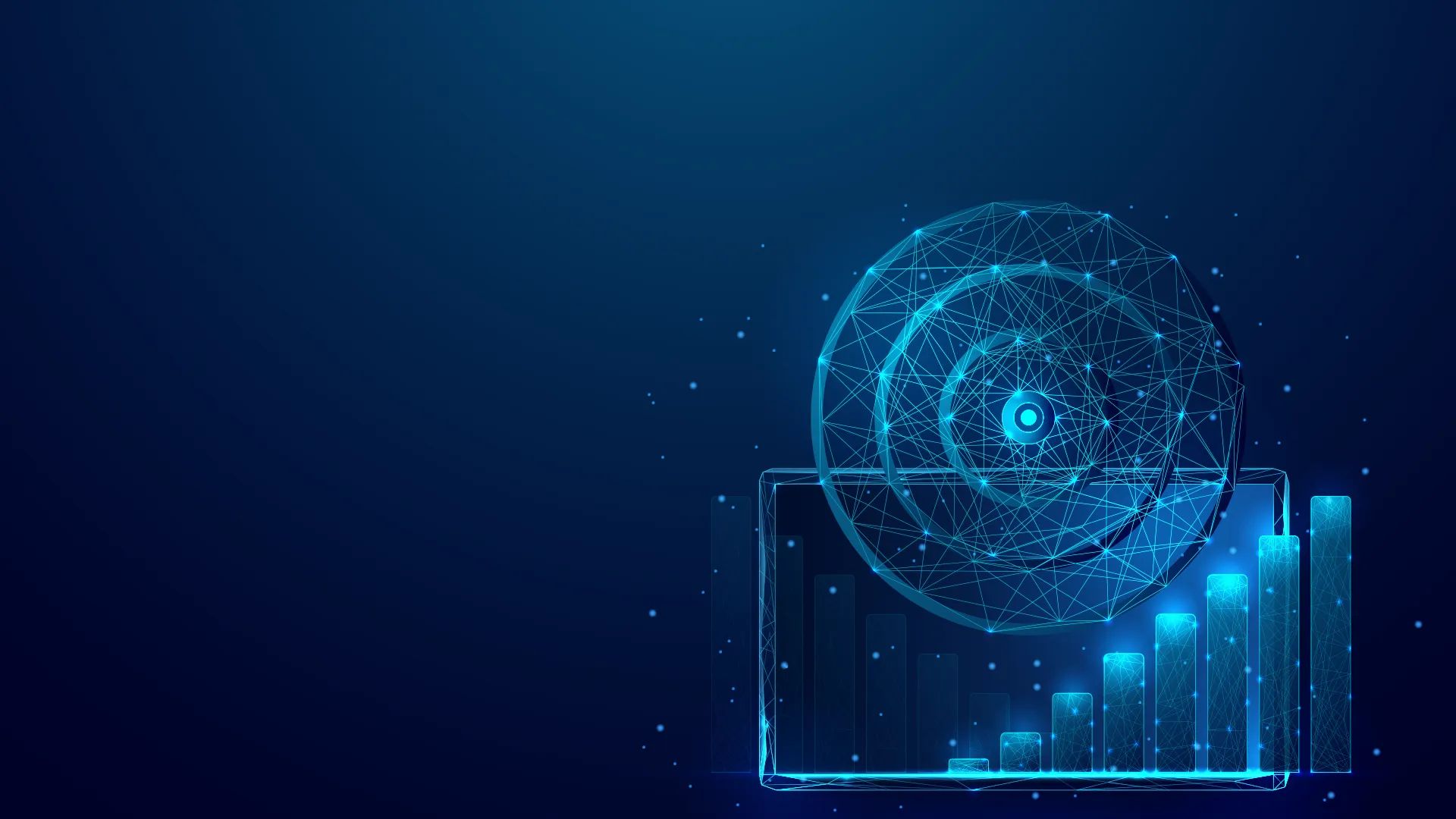 Grafik mit Chart zur Zielerreichung im Projektmanagement
