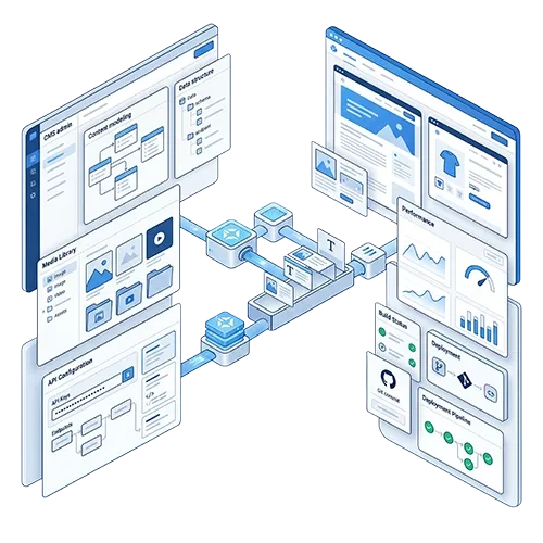 Strapi als Headless CMS mit Next.js-Frontend und klarer Deployment-Struktur
