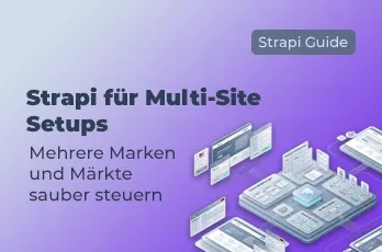 Strapi für Multi-Site Setups mit Fokus auf mehrere Marken, Märkte und Websites, wiederverwendbare Content-Strukturen, Governance, Rollen, redaktionelle Trennung und skalierbare CMS-Architektur