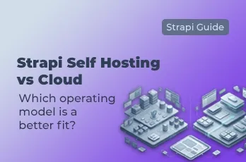 Strapi Self Hosting vs Cloud as a comparison of control, compliance, operations, maintenance, security, scalability and long-term CMS responsibility for modern headless CMS projects